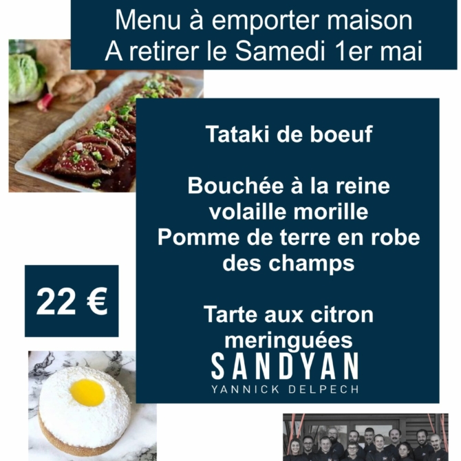 menu 1er mai